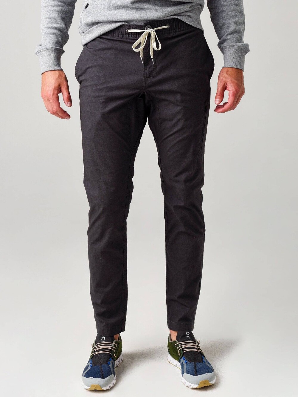 Vuori Men's Ripstop Climber Pant Washed Charcoal Drawstring
